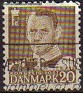 Denmark 1948 Reyes 20 KR Azul Scott 307. Dinamarca 307. Subida por susofe